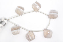 Load image into Gallery viewer, (Half row 10 grains / 1 row 20 grains) Large chocolate moonstone pear shape micro cut