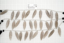 Load image into Gallery viewer, (Half row 10 grains / 1 row 20 grains) Large chocolate moonstone pear shape micro cut