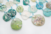 Load image into Gallery viewer, (Half row 10 grains / 1 row 20 grains) Large chocolate moonstone pear shape micro cut