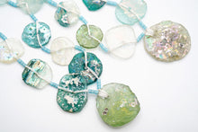 Load image into Gallery viewer, (Half row 10 grains / 1 row 20 grains) Large chocolate moonstone pear shape micro cut