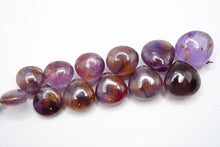 Load image into Gallery viewer, (1 row 18cm) Super Seven/Elestial Quartz Double Hole Fancy Cut