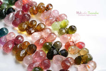 画像をギャラリービューアに読み込む, (No.1-3)宝石質 マルチカラー トルマリン ルベライト ファセット ドロップ