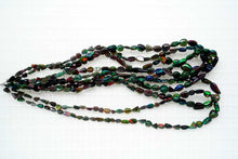 画像をギャラリービューアに読み込む, (半連/1連)宝石質 エチオピア産 ブラックオパール タンブル ナゲット さざれ