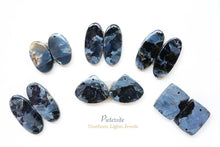 画像をギャラリービューアに読み込む, (No.3-20)上質 ピーターサイト ペア 穴あり ルース カボション(裏フラット)