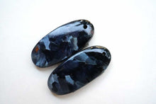 画像をギャラリービューアに読み込む, (No.3-20)上質 ピーターサイト ペア 穴あり ルース カボション(裏フラット)