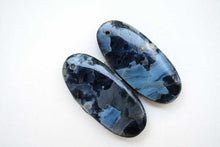 画像をギャラリービューアに読み込む, (No.3-20)上質 ピーターサイト ペア 穴あり ルース カボション(裏フラット)