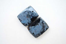 画像をギャラリービューアに読み込む, (No.3-20)上質 ピーターサイト ペア 穴あり ルース カボション(裏フラット)