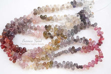 画像をギャラリービューアに読み込む, (半連/1連)宝石質 マルチカラー スピネル 42cm ファセットドロップ