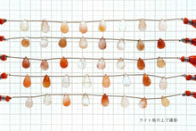 画像をギャラリービューアに読み込む, レッドクォーツ アンフィボールインクォーツ ファセットドロップ