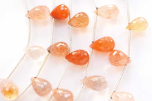 画像をギャラリービューアに読み込む, レッドクォーツ アンフィボールインクォーツ ファセットドロップ