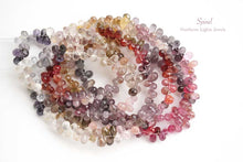 画像をギャラリービューアに読み込む, (半連/1連)宝石質 マルチカラー スピネル 42cm ファセットドロップ