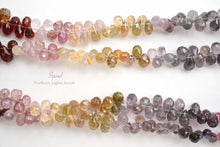 画像をギャラリービューアに読み込む, (半連/1連)宝石質 マルチカラー スピネル 42cm ファセットドロップ