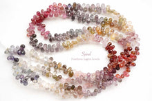 画像をギャラリービューアに読み込む, (半連/1連)宝石質 マルチカラー スピネル 42cm ファセットドロップ