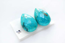 Load image into Gallery viewer, (No.27-32)高品質 キングマン ターコイズ(アリゾナ産) マイクロカット ファセット ペアシェイプ