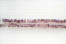 画像をギャラリービューアに読み込む, バイカラー アメシスト フロスト 原石 ラフキューブ