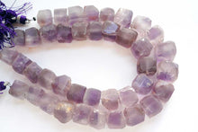 画像をギャラリービューアに読み込む, バイカラー アメシスト フロスト 原石 ラフキューブ