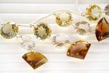 Load image into Gallery viewer, (2列6pc/1連24pc)ミックスストーン ダブルホール ルースカット