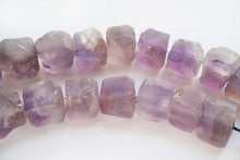 画像をギャラリービューアに読み込む, バイカラー アメシスト フロスト 原石 ラフキューブ