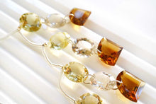 Load image into Gallery viewer, (2列6pc/1連24pc)ミックスストーン ダブルホール ルースカット