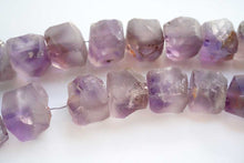 画像をギャラリービューアに読み込む, バイカラー アメシスト フロスト 原石 ラフキューブ