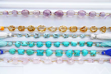 Load image into Gallery viewer, (A-E) 宝石質 ジェムストーン ダブルホール ルースカット カボション