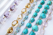 Load image into Gallery viewer, (A-E) 宝石質 ジェムストーン ダブルホール ルースカット カボション