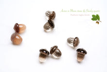 画像をギャラリービューアに読み込む, (2/8粒)高品質 ムーンストーン どんぐり カービングビーズ