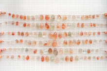 Load image into Gallery viewer, グリーンフェルスパー サンストーン スムース ペアシェイプ