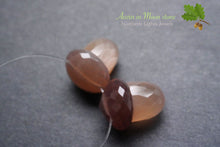 画像をギャラリービューアに読み込む, (2/8粒)高品質 ムーンストーン どんぐり カービングビーズ