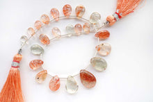 Load image into Gallery viewer, グリーンフェルスパー サンストーン スムース ペアシェイプ