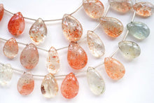 Load image into Gallery viewer, グリーンフェルスパー サンストーン スムース ペアシェイプ