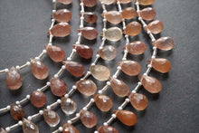 画像をギャラリービューアに読み込む, コッパー〜ブラウンルチルインクォーツ ファセット ドロップ