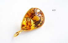 画像をギャラリービューアに読み込む, (#18-29)宝石質 ジェムストーン ヴェルメイユ 銀製+K18GP ペンダント