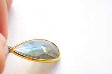 画像をギャラリービューアに読み込む, (#18-29)宝石質 ジェムストーン ヴェルメイユ 銀製+K18GP ペンダント