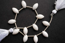 Load image into Gallery viewer, (No.1-3)高品質 ホワイトアゲート オリーブ ツイステッドオーバル