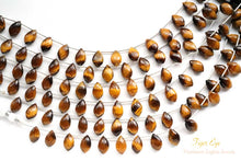 画像をギャラリービューアに読み込む, (半連/1連)上質 マイクロカット イエロー タイガーアイ フラット シャンデリア
