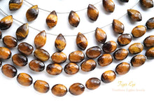 画像をギャラリービューアに読み込む, (半連/1連)上質 マイクロカット イエロー タイガーアイ フラット シャンデリア