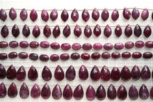 Load image into Gallery viewer, (4pc/20pc)宝石質 非加熱ルビー マイクロカット ファセットレクタングル チクレット