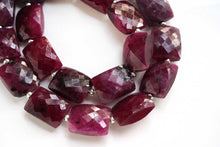 Load image into Gallery viewer, (4pc/20pc)宝石質 非加熱ルビー マイクロカット ファセットレクタングル チクレット