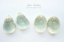 Load image into Gallery viewer, (No.20-33)宝石質 ジェムストーン フラワーカービング カボション 穴あきルース