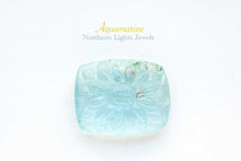 Load image into Gallery viewer, (No.20-33)宝石質 ジェムストーン フラワーカービング カボション 穴あきルース