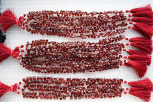 Load image into Gallery viewer, (S/M/L) 宝石質 モザンビークガーネット ファセットペアシェイプ 20cm