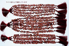 Load image into Gallery viewer, (S/M/L) 宝石質 モザンビークガーネット ファセットペアシェイプ 20cm