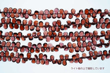 Load image into Gallery viewer, (S/M/L) 宝石質 モザンビークガーネット ファセットペアシェイプ 20cm
