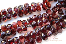 Load image into Gallery viewer, (S/M/L) 宝石質 モザンビークガーネット ファセットペアシェイプ 20cm