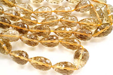 画像をギャラリービューアに読み込む, (半連/1連)ビアクォーツ コンケーブカット ハニカム ドロップ