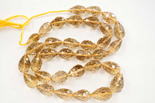 画像をギャラリービューアに読み込む, (半連/1連)ビアクォーツ コンケーブカット ハニカム ドロップ