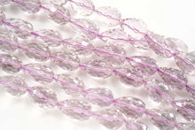 Load image into Gallery viewer, (半連/1連)ピンクアメシスト コンケーブカット ハニカム ドロップ