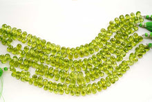 Load image into Gallery viewer, (半連/1連)ペリドット ファセット ペアシェイプ