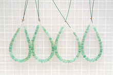 Load image into Gallery viewer, (10) High Quality Smoky Quartz Lozenge Carving Beads Rhombus